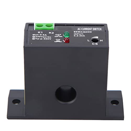 Interruptor de corriente CA ajustable 0.2-30A con autoalimentación para monitor industrial