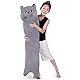 SNOWOLF 120cm Britische Kurzhaarkatze Weiche Kissen Plüsch Schlafkissen Baumwolle Kätzchen Kissen