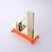 Grifo mezclador para lavabo de baño, color dorado pulido, con cubierta decorativa...