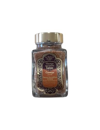La Sultane de Saba - Voyage sur la route des épices - GOMMAGE AUX NOYAUX D'ABRICOTS AYURVÉDIQUE - AMBRE, VANILLE, PATCHOULI 100gr