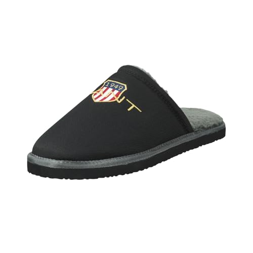 GANT Men's Tamaware Slippers, black, 9.5 UK