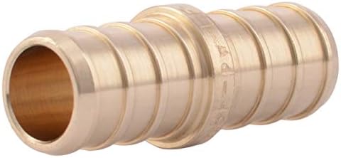 Sharkbite UC008LF Pex Barb Fittings Coupling, Brass