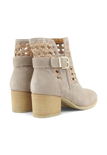 Bottines en Daim Tissé CAFèNOIR C1EN6003 à Boucle Ajustable - 3