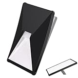 FIUTY Shockproof Starlink Mini Case Cover with Non Slip Base, Liquid Silicone Protective Sleeve Starlink Mini Coverage Portable Case White (Black)