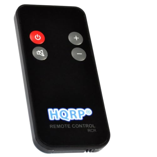 HQRP Remote Control for Bose Solo 410376, 5 10 15 TV Sound System Series II, Solo SoundBar 2, CineMate 10 15 Home Theather Speaker System, Series 2, GS Series II, 1SR with Battery