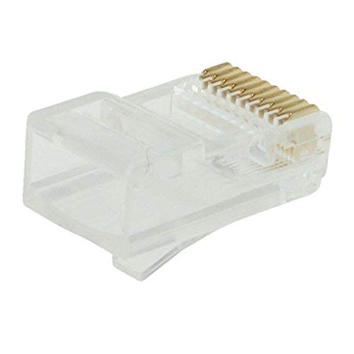 Module RJ50 Keystone Jack transparent avec 10 connecteurs réseau Ethernet robustes - 7