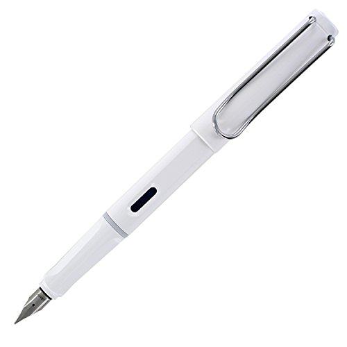 Lamy Safari stylo plume blanc plume fine pour carnet de notes