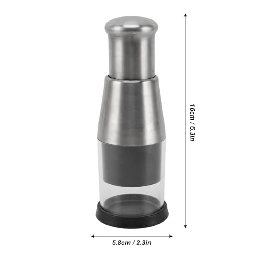 Picadora manual para verduras acero inoxidable miniatura 5