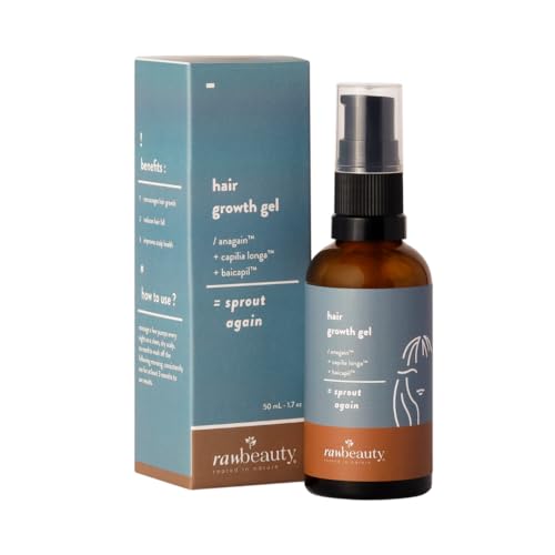 RawBeauty Sprout Again Scalp Stimulating Gel (50ml) Infused With AnaGain™, Capilia Longa™, BringRaj & Baicapil™ Boost Hair Growth, Vegan, Non Sticky, Suitable for All Hair Types, Men & Women RawBeauty Sprout Again Scalp Stimulating Gel (50ml) Infused With AnaGain™, Capilia Longa™, BringRaj & Baicapil™ Boost Hair Growth, Vegan, Non Sticky, Suitable for All Hair Types, Men & Women
