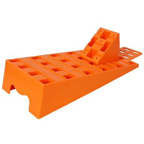 Rampas niveladoras para caravanas 5T, juego resistente para RV con 2 calzas de rueda, niveladores para camper y remolques miniatura 3