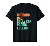 Rally Car Racing Shirts for Men Retro Husband Dad