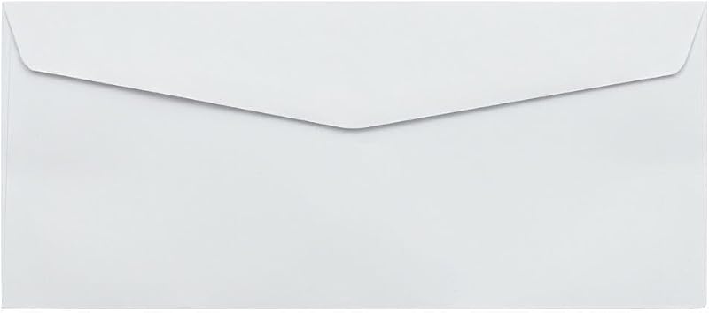JAM PAPER #10 Sobres comerciales comerciales - 4 1/8 x 9 1/2 - Blanco - Paquete de 50