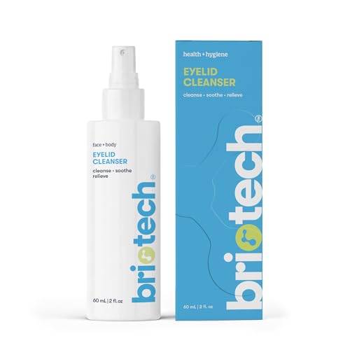 BRIOTECH Eyelid Cleanser, Hypochlorous Acid Spray, Lid & Eyelash Cleanser, Soothe Sensitivities,...