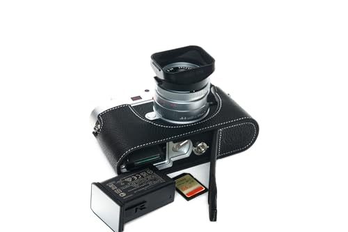 Housse cuir Leica M11 protection moitié boîtier noir fait main