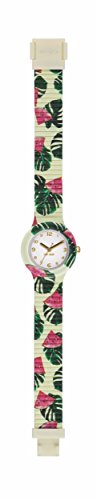 Preisvergleich Produktbild Hip Hop Damen Analog Quarz Uhr mit Silikon Armband HWU0788