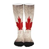 HYANXCU Retro Canada Flag Stockings - Soft...