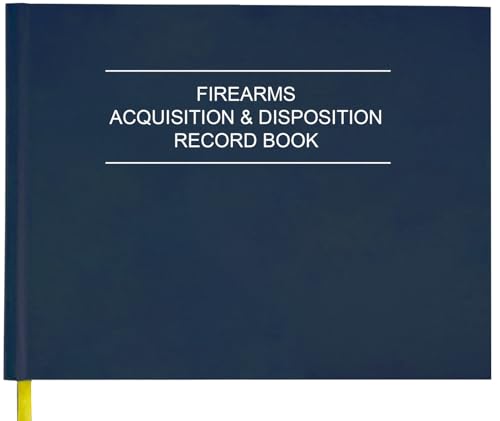 Registre d'enregistrement d'armes : organisez votre collection avec ce carnet bleu