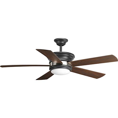 Progress Lighting Harranvale Collection 54" 5 Blade Fan w/LED Light, Black by Progress Lighting - Used condition - Image 6