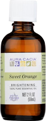 Aura Cacia Essential Oil, Cheering Sweet Orange, 2 fl. oz.