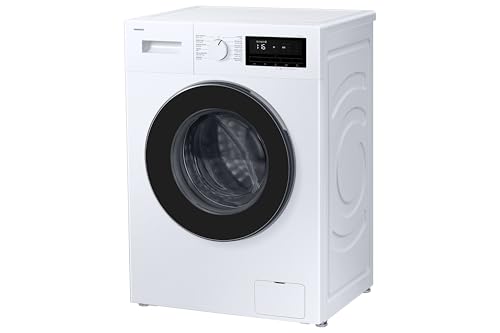 Samsung Front Load Washer 8kg with Grade A Energy Efficiency with Hygiene Steam - WW80FG3M05AWGU (UAE version)