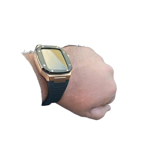 Kit acier inoxydable Apple Watch 45mm pour transformer votre montre en garde-temps de luxe