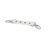 Leather Metal Hooks, Colored Leather Accessories, Husband and Wife Products, Women's Health Products, Adult Hand Bondage Props, Accessories (White)