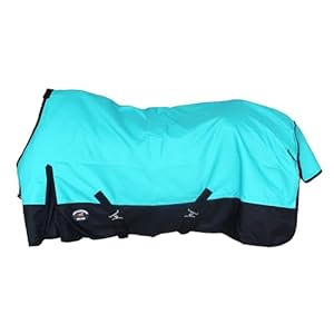 CHALLENGER 78″ 1200D Turnout Lightweight Rain Horse Winter Blanket Sheet 3EE05TR