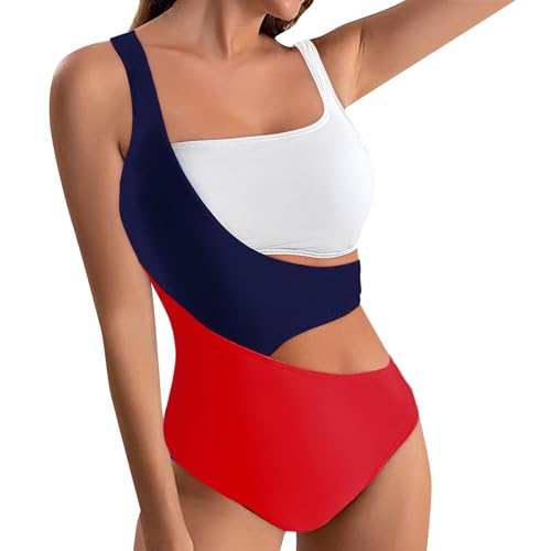 Shfebrinox Bañador Push Up Vientre Plano Cuello En V Cruzado Ropa De Baño Swimwear Bañador Deportivo Reductor Tallas Grandes Cuello En U Team Bride Correas Espaguetis Escote Profundo