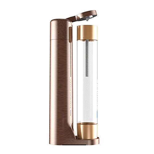 Fizzpod Home Soda Maker Create Delicious Sparkling Carbonated Drinks. Fizzpod Soda Machine Includes Three 1 Liter Bottles, 2 Co2 Cylinders, 3 Caps, 1 Carbonator Cap & A Manual - Make Homemade Sparkle Water, Juice, Coffee, Tea And Cocktail Drinks With Fruit (Cognac + 2 Co2 Cylinders) #TOP3