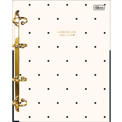Tilibra - Caderno Argolado Cartonado Colegial, West Village, 17.7x24cm, 160 Folhas - Item sortido: n