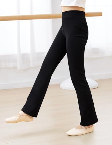 Girl's Leggings High Waisted Flare Leggings Pants4