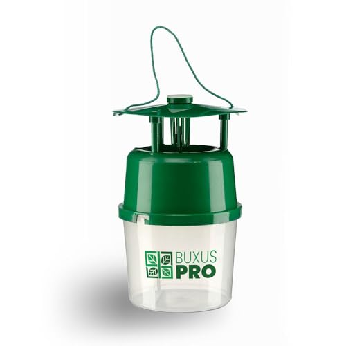 BuxusPro BuxTrap Refillable Box Tree Moth Trap with 4 Pheromone Lures Effective Protection for Buxus Plants & Gardens