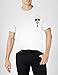 KARL LAGERFELD Paris Mens Classic Karl Character Short Sleeve Crew Neck T-Shirt T Shirt, White, X-Large US