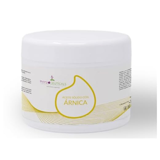 PHYSIOCEUTICALS - Aceite Sólido Masaje Árnica Montana 1000ml - Uso Profesional Fisioterapia y Quiromasaje - Se Funde al Contacto con la piel