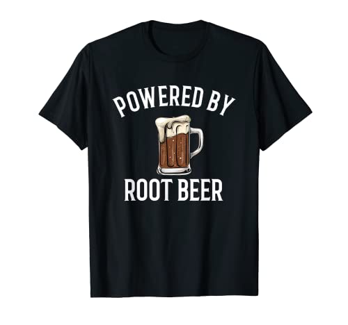 Alimentado por cerveza de raíz, cerveza de raíz Camiseta