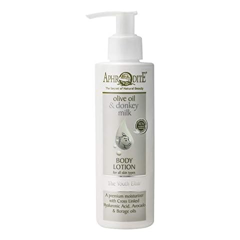 Aphrodite The Youth Elixir Body Lotion - Natural Body Moisturiser with Donkey Milk to Condition the Skin - Perfect for Sensitive Skin - Body Lotion for Dry Skin - Natural Body Lotion - (200 ml) Cover