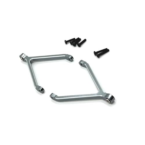 Metal upgrading and refitting CNC process chassis fixed upper link For FMS 1/24 Xiaoqi FCX24 RC Car parts(Dark Grey)