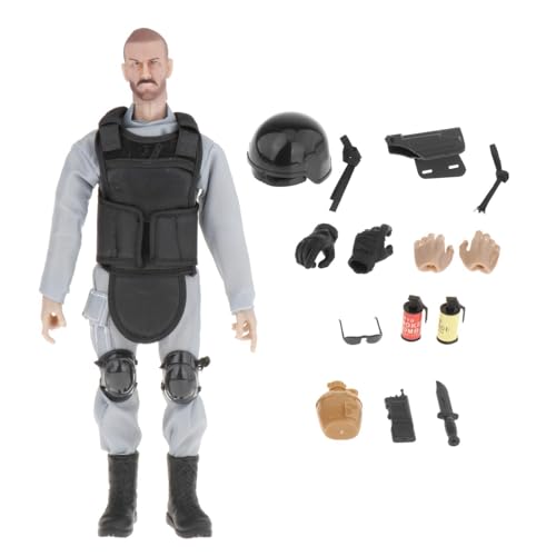 Image of KiBcsLic Action Figure Model Toy Collection Statue Doll with Realistic Accessories Handmade Material Suitable for Adults Teens Gift Giving Home, Gray