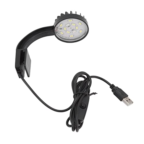 OKJHFD Einfacher Und Exquisiter Energiesparender Kleiner Clip-Licht-Aquarium-LED-Halterungslicht-Landschaftsbau-Licht, Aquarium-Wasserpflanzen-Clip, Geeignet Für Aquarium-Aquarium-Vollspektrum