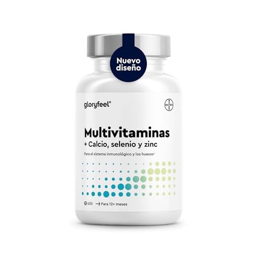 Multivitaminas y Minerales - 450 Comprimidos (Suministro para +1 año) - Todas las Vitaminas A,B,C,D3,E, Calcio, Zinc, Selenio – Multivitaminico Activo Completo para Hombre y Mujer