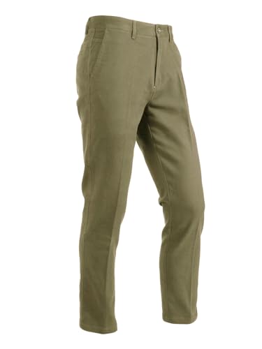 Re&X Pantaloni Uomo Eleganti da Lavoro Elasticizzati e Anti-Piega, Formali