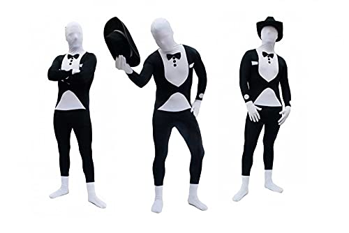 GOODS+GADGETS Spandex-Lycra full-body pak Body Suit pak - Tuxedo / Smoking / Butler kostuum Gr. M - Image 3