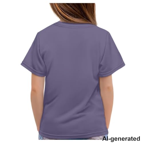 Image of Novelty 3D Graphic T Shirts for Kids Crew Neck Funny Animal Print Short Sleeve Girls Tshirts 3-16 Years