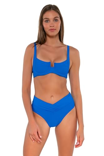 Sunsets Women's V-Front High-Waist Bikini Bottom4