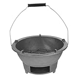 Facile à utiliser : avec sa conception simple et facile à utiliser, ce réchaud est pratique pour les utilisateurs de niveaux d'expérience, barbecue mini portable, réchaud à charbon