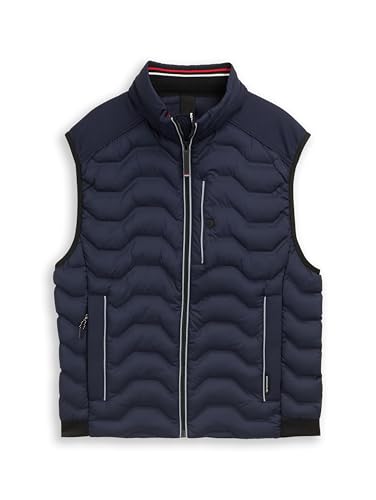 Chaleco acolchado Tom Tailor 1048510 para hombre en color azul casual