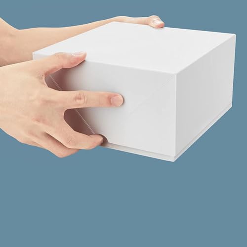 Boîtes blanches et corde en papier lot de 12 boîtes rigides pour éviter les cadeaux écrasés