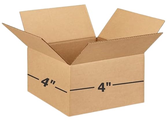 BOXZZ Corrugated Packing Box Shipping Boxes Very Hard In Strength Brown Color Size : 4"L x 4”W x 3"H (Pack of 200) (B0CZNN83QT) Amazon Price History, Amazon Price Tracker