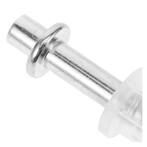 Kit de hardware para puerta bifold con rodillos superiores, 15 piezas, herrajes, bisagras, repuesto para closet, partes de pivote, riel metálico, manijas para ducha, armario y closet miniatura 2