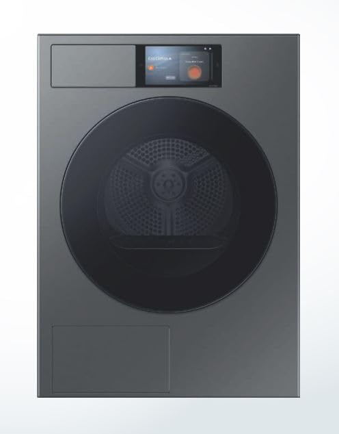 Samsung Bespoke AI DV90F09F4S/U3 Trockner, 9 kg, Wärmepumpe, WLAN, Sprachsteuerung, Display AI Home, AI Dry, Frontlader, 60 x 85 x 60 cm